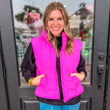 Won Me Over Puffer Vest Multiple Colors Available