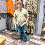 Duck Camp: Light Weight Short Sleeve Hunting Shirt - Sagebrush