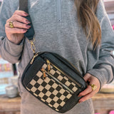Classic Checkered Crossbody