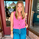 Everything I Want Sleeveless Top - Pink