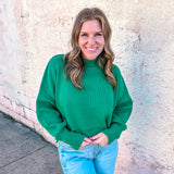 Feel It All Top - Kelly Green