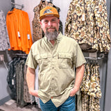 Duck Camp: Light Weight Short Sleeve Hunting Shirt - Sagebrush