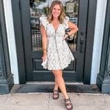 Petal Perfect Bow Mini Dress