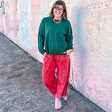 Soft Threads Sweater - Dark Green