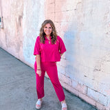Upgrade Your Casual Set - Pink