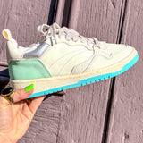 Paige White/Green Sneakers