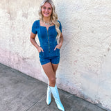 Get It Denim Romper
