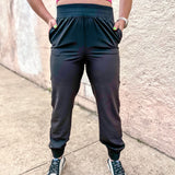 No Complaints Black Joggers