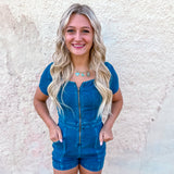 Get It Denim Romper