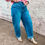Marla High Rise Barrel Denim