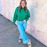 Feel It All Top - Kelly Green