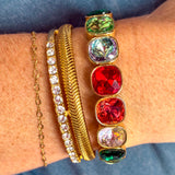 Beljoy: Lila Crystal Bracelet