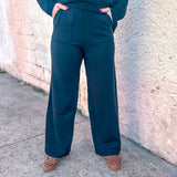 Stay Basic Sweater Set - Black