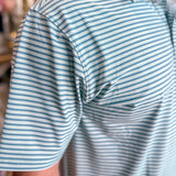 Local Boy: Surfside Polo Ocean/Mint/White
