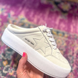 Val All White Vintage Havana Sneaker