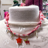 Wild & Sweet Silk Scarf Necklace
