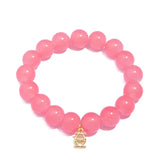 Lost In A Daze Glass Bead Stretch Bracelet