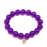 Lost In A Daze Glass Bead Stretch Bracelet