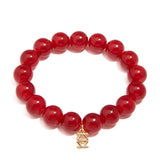 Lost In A Daze Glass Bead Stretch Bracelet