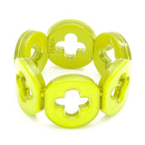 Resin Clover Bracelet