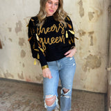 Queen of Sparkles: Cheers Queen Sweater